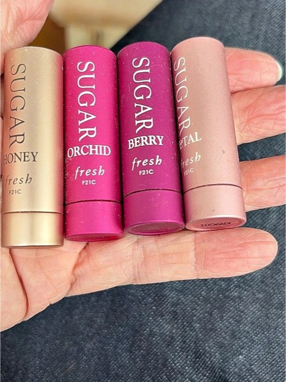 Sugar Fresh Sugar Lip Treatment Set. New set of 4!